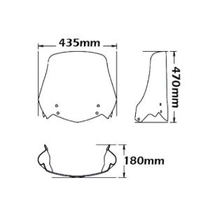Parabrisas BMW f650gs 04-07 Â· 2